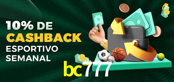 10% de bônus de cashback na bc777